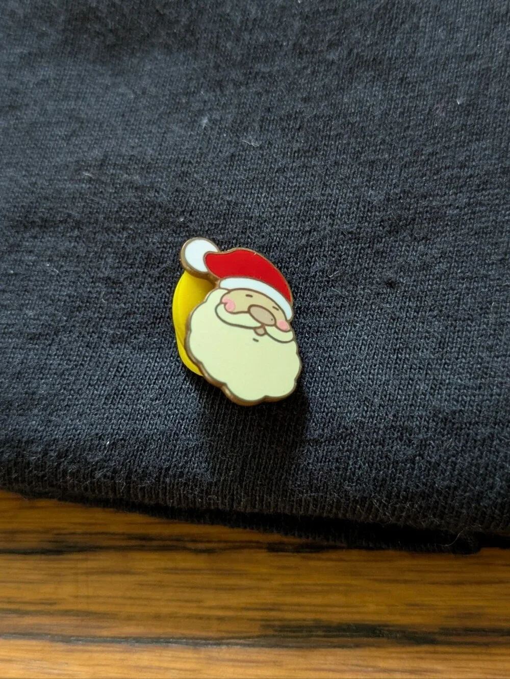 Santa Enamel Tie Tack Pin - Accessory By Rick Geary